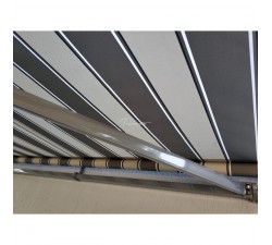 Markiza elektryczna 300x250 Szaro-Szara STD