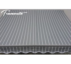 Markiza elektryczna 200x150 Szare Paski STD