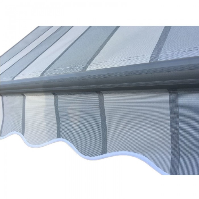 Markiza tarasowa ANTRACYT 300x250 Szare Pasy PREM Markiza tarasowa ANTRACYT 300x250 Szare Pasy PREM