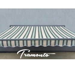 Markiza elektryczna 250x200 Beż-Zielona PREM