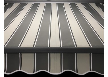 Markiza tarasowa ANTRACYT 250x200 Szaro-Szara PREM