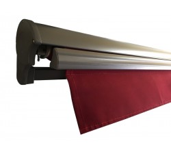 Markiza tarasowa ANTRACYT 500x300 Bordowa PREM