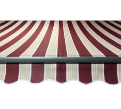 Markiza tarasowa ANTRACYT 250x200 Bordo-Beż STD