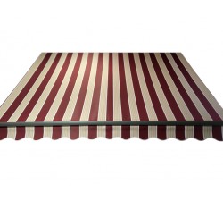 Markiza tarasowa ANTRACYT 400x300 Bordo-Beż STD