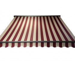 Markiza elektryczna 200x150 Bordo-Beż PREM