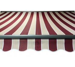 Markiza elektryczna 200x150 Bordo-Beż PREM