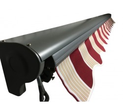 Markiza elektryczna 200x150 Bordo-Beż PREM