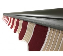 Markiza elektryczna 350x300 Bordo-Beż PREM