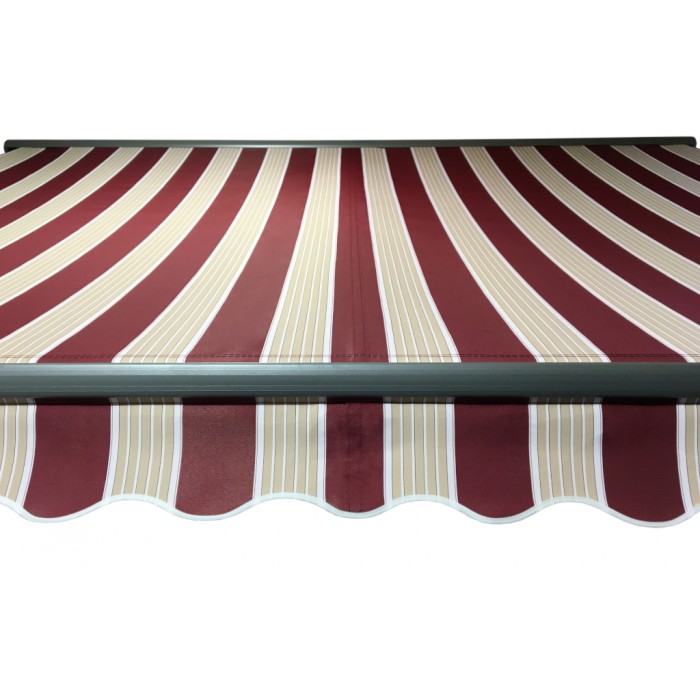 Markiza tarasowa ANTRACYT 500x300 Bordo-Beż PREM Markiza tarasowa ANTRACYT 500x300 Bordo-Beż PREM