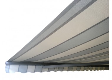 Markiza tarasowa ANTRACYT 300x250 Szare Pasy PREM