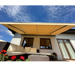 Markiza tarasowa ANTRACYT 400x300 Beżowa PREM