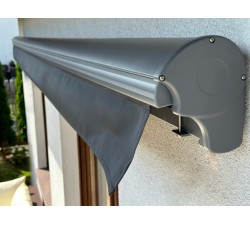 Markiza tarasowa ANTRACYT 500x300 Szara PREM