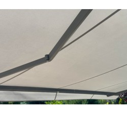 Markiza tarasowa ANTRACYT 250x200 Szary Jasny PREM