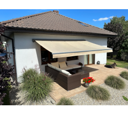 Markiza tarasowa ANTRACYT 250x200 Beżowa PREM