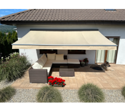 Markiza tarasowa ANTRACYT 250x200 Beżowa PREM