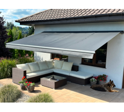 Markiza tarasowa ANTRACYT 300x250 Szara STD