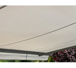 Markiza tarasowa ANTRACYT 300x250 Szary Jasny STD
