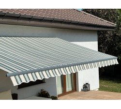 Markiza elektryczna 250x200 Beż-Zielona STD