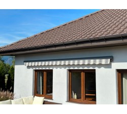 Markiza tarasowa ANTRACYT 300x250 Szaro-Szara PREM