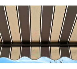 Markiza elektryczna 200x150 Szaro-Szara PREM