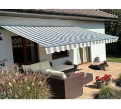 Markiza tarasowa ANTRACYT 350x300 Szaro-Szara STD