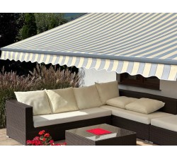Markiza tarasowa ANTRACYT 250x200 Szaro-Beż PREM