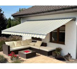 Markiza tarasowa ANTRACYT 300x250 Szaro-Beż PREM