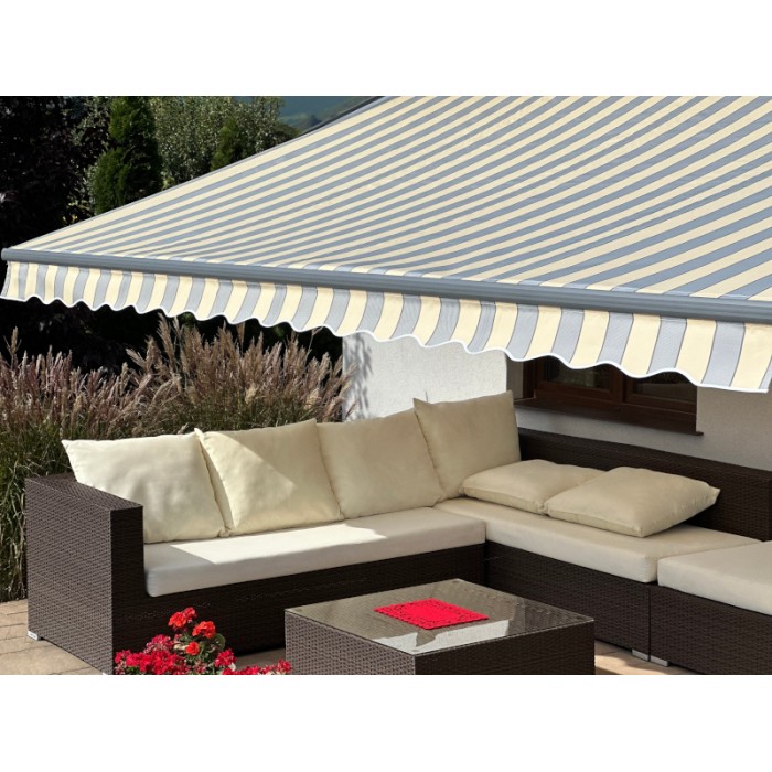 Markiza tarasowa ANTRACYT 350x300 Szaro-Beż STD Markiza tarasowa ANTRACYT 350x300 Szaro-Beż STD