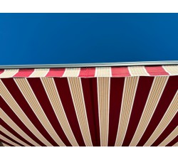 Markiza tarasowa ANTRACYT 250x200 Bordo-Beż STD