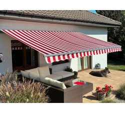 Markiza elektryczna 200x150 Bordo-Beż STD