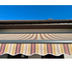 Markiza tarasowa ANTRACYT 300x250 Beż-Bordo PREM