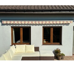 Markiza elektryczna 350x300 BEŻ-BORDO PREM