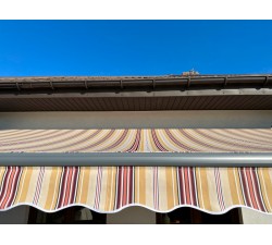Markiza tarasowa ANTRACYT 250x200 Beż-Bordo STD
