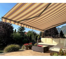 Markiza tarasowa ANTRACYT 250x200 Beż-Bordo STD