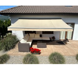 Markiza tarasowa ANTRACYT 160x120 Beżowa PREM