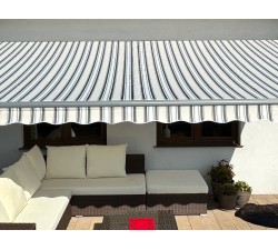 Markiza tarasowa ANTRACYT 350x300 SzaryBeżKrem STD