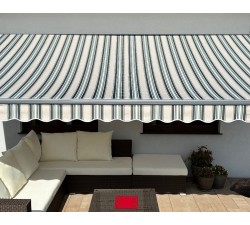 Markiza tarasowa ANTRACYT 250x200 Beż-Zielona STD