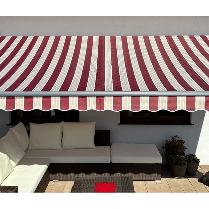 Markiza tarasowa ANTRACYT 200x150 Bordo-Beż STD Markiza tarasowa ANTRACYT 200x150 Bordo-Beż STD