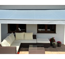 Markiza tarasowa ANTRACYT 300x250 Szary Jasny STD