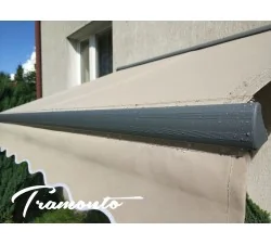 Markiza tarasowa ANTRACYT 550x300 Beżowa PREM