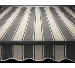 Markiza elektryczna 450x350 Szaro-Szara PREM