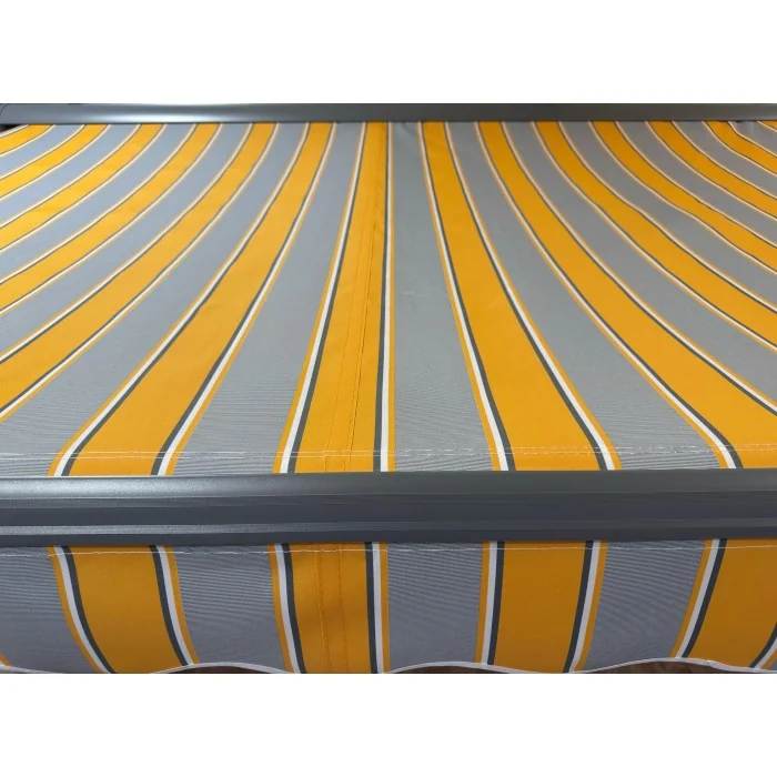 Markiza elektryczna 400x350 Szaro-Pom PREM