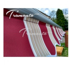 Markiza tarasowa ANTRACYT 250x200 Bordo-Beż STD