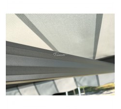 Markiza tarasowa ANTRACYT 350x300 Szare Pasy PREM