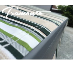 Markiza tarasowa ANTRACYT 250x200 Beż-Zielona STD
