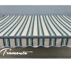 Markiza tarasowa ANTRACYT 400x300 Beż-Zielona STD