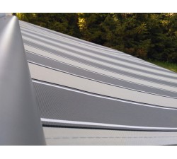 Markiza tarasowa ANTRACYT 160x120 Szaro-Szara PREM