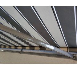 Markiza tarasowa ANTRACYT 160x120 Szaro-Szara PREM