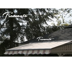 Markiza tarasowa ANTRACYT 160x120 Beż-Bordo PREM