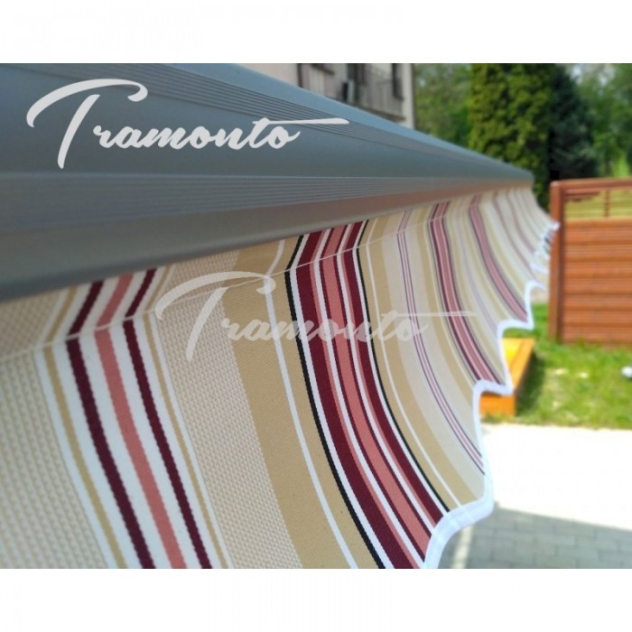 Markiza tarasowa ANTRACYT 500x300 Beż-Bordo PREM Markiza tarasowa ANTRACYT 500x300 Beż-Bordo PREM